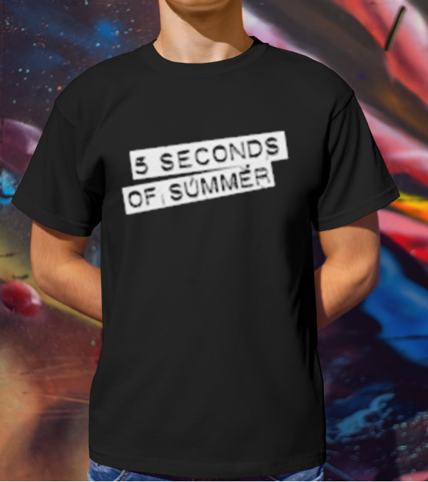 5 Seconds Of Summer 5SOS Self-Titled Album Cover T-Shirt