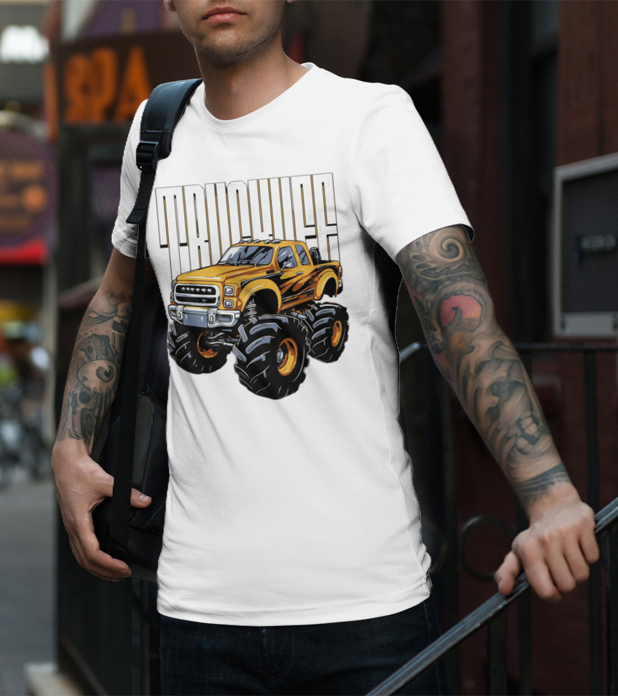 Trucklife Adventure Never Slowing Down Monster Truck T-Shirt