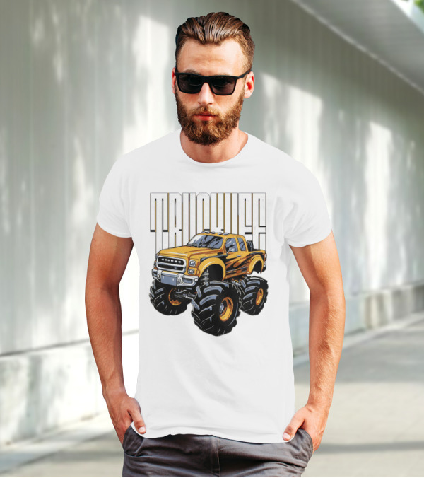 Trucklife Adventure Never Slowing Down Monster Truck T-Shirt