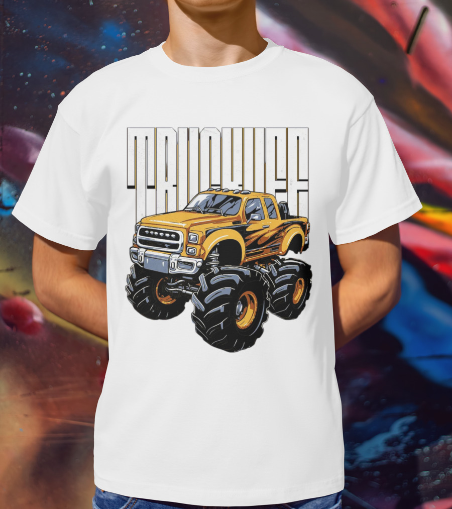 Trucklife Adventure Never Slowing Down Monster Truck T-Shirt