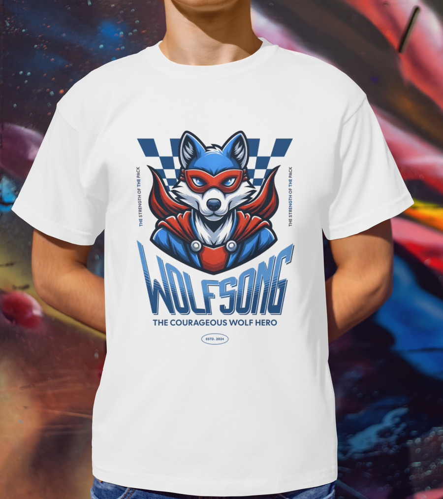 WOLFSONG THE COURAGEOUS WOLF HERO THE LEGENDARY WOLF SPIRIT T-Shirt