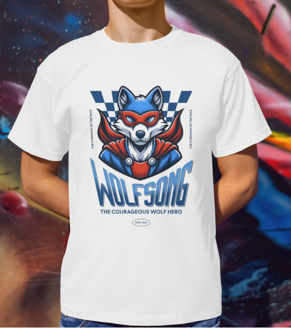 WOLFSONG THE COURAGEOUS WOLF HERO THE LEGENDARY WOLF SPIRIT T-Shirt
