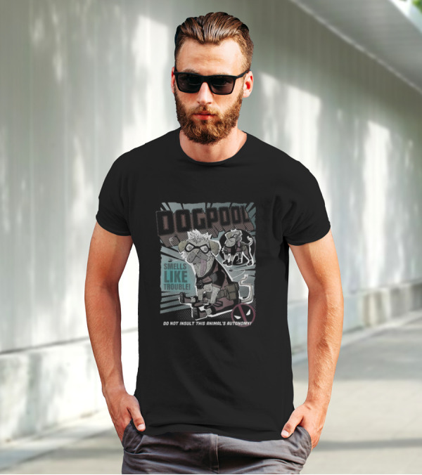 DOGPOOL Smells Like Trouble Do Not Insult This Animal's Autonomy T-Shirt