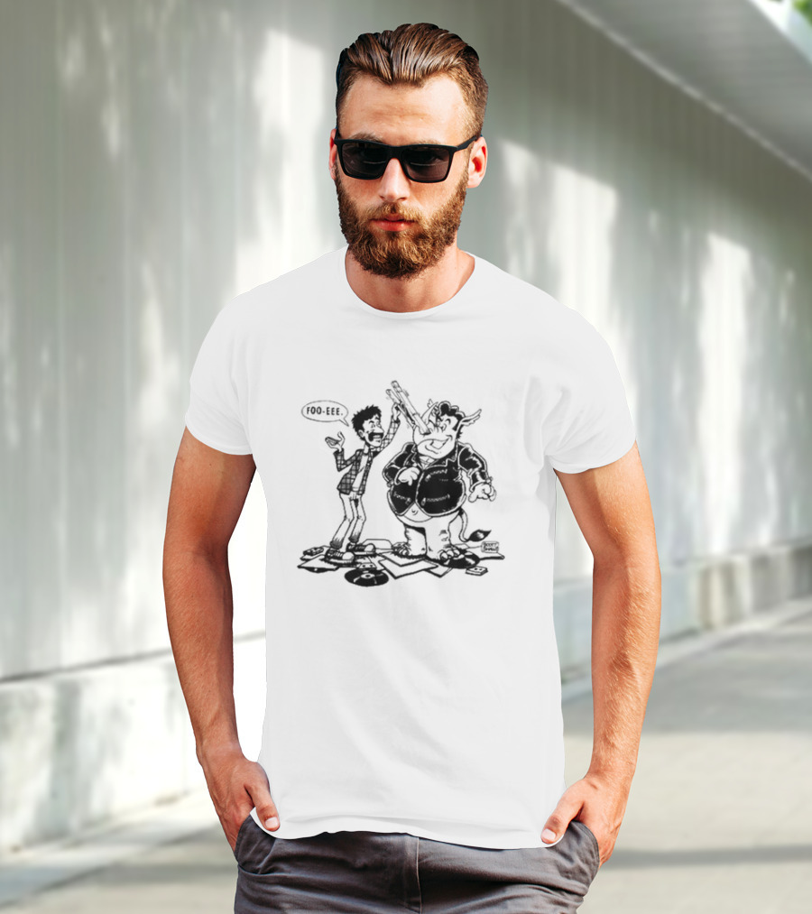 Frank Zappa Beat The Boots Foo-Eee Comic-Style T-Shirt