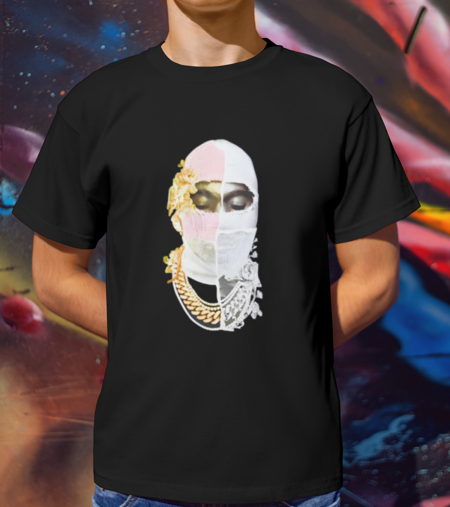 Lamine Yamal Ih Nom Uh Nit Kanye Yeezus Masked Face T-Shirt