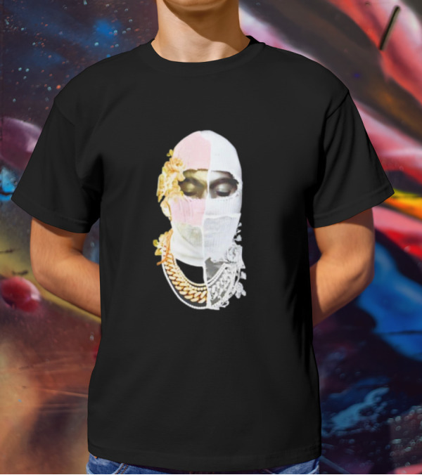 Lamine Yamal Ih Nom Uh Nit Kanye Yeezus Masked Face T-Shirt
