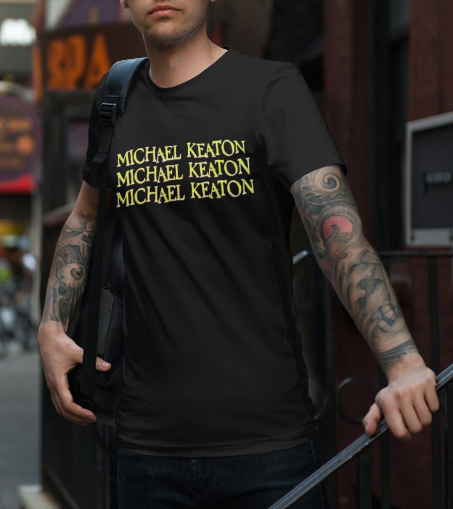 Michael Keaton Batman Beetlejuice Iconic Actor T-Shirt