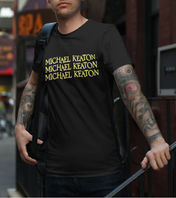 Michael Keaton Batman Beetlejuice Iconic Actor T-Shirt