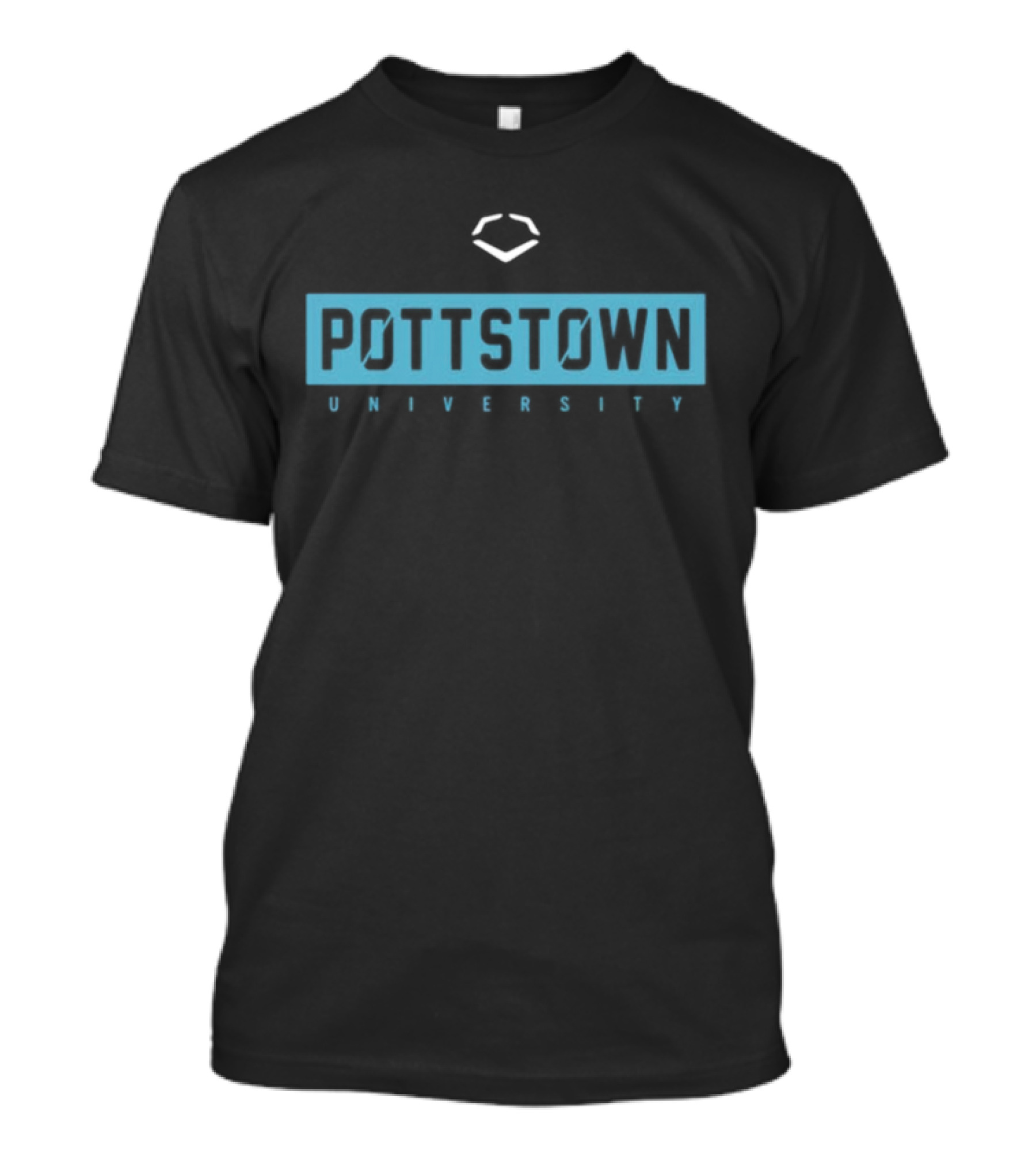 Pottstown University Gaming Logo Style With Geometric Emblem T-Shirt