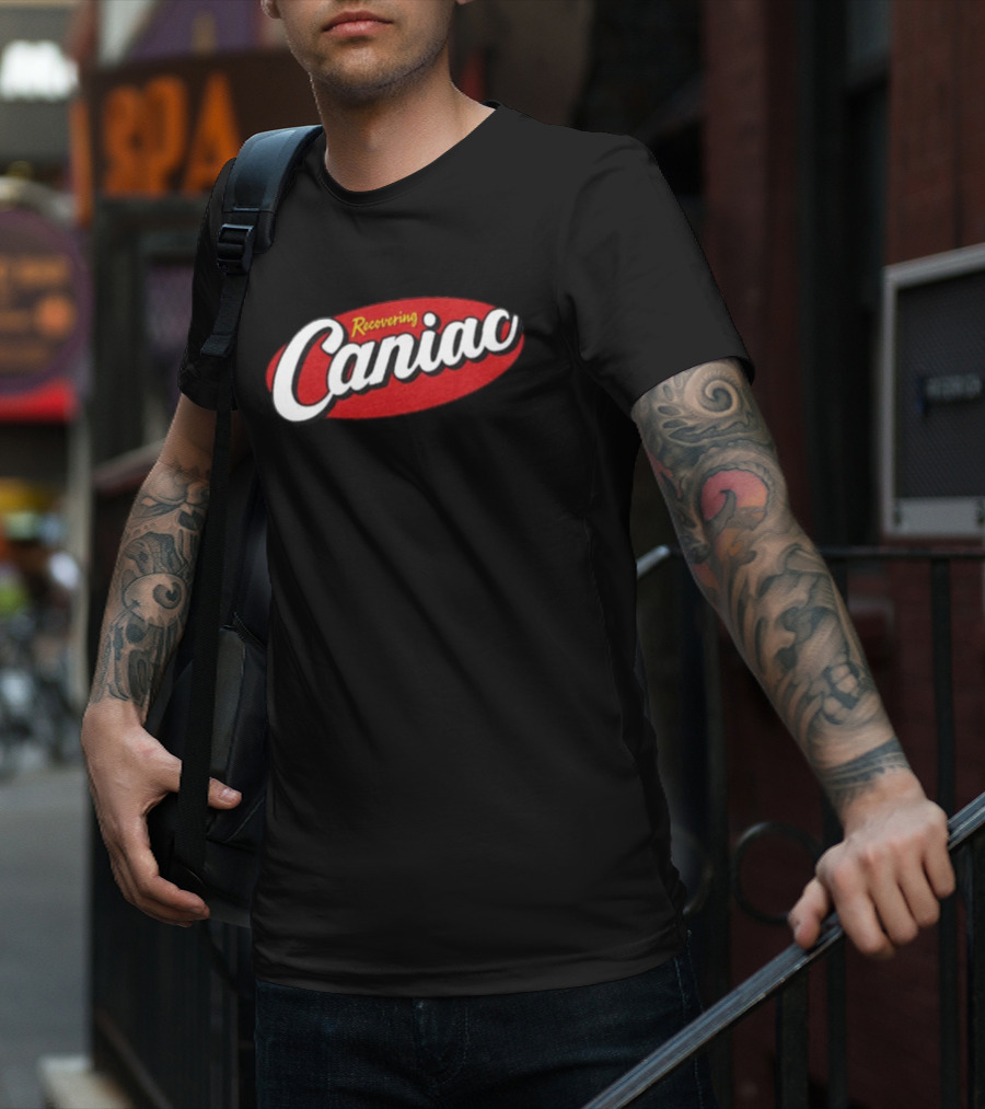 Recovering Caniac Red T-Shirt