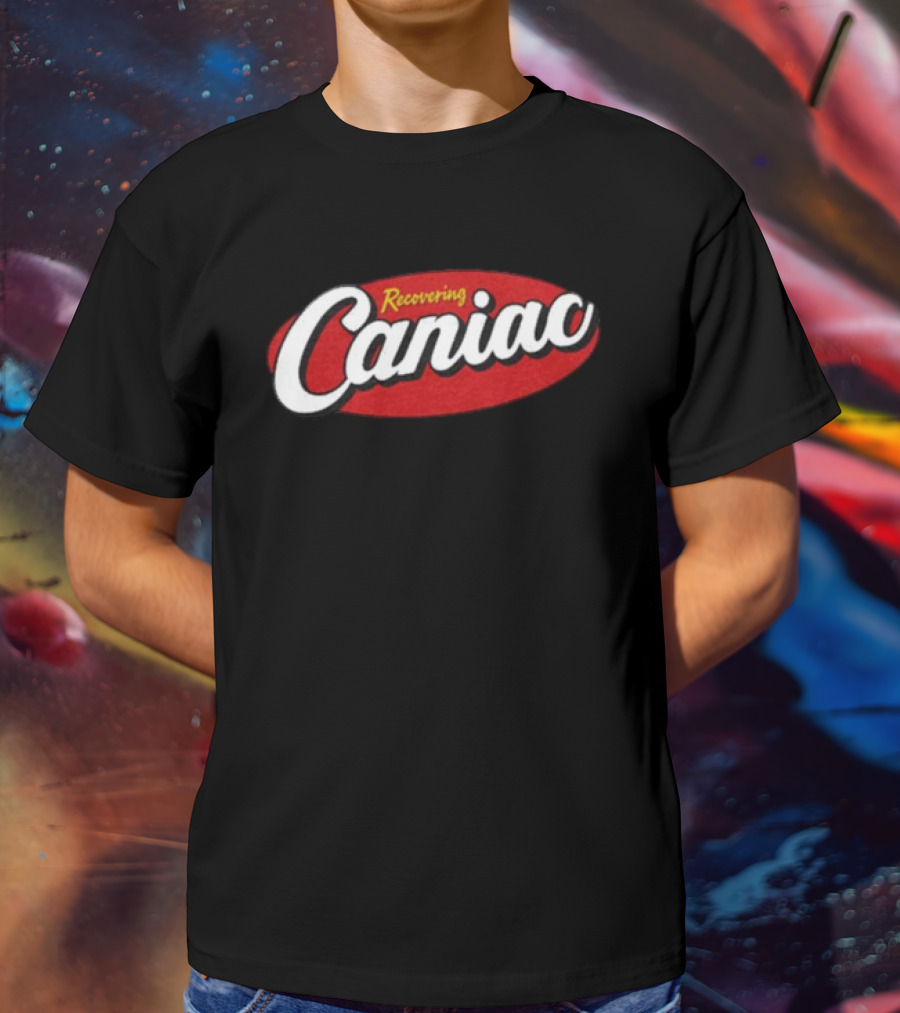 Recovering Caniac Red T-Shirt