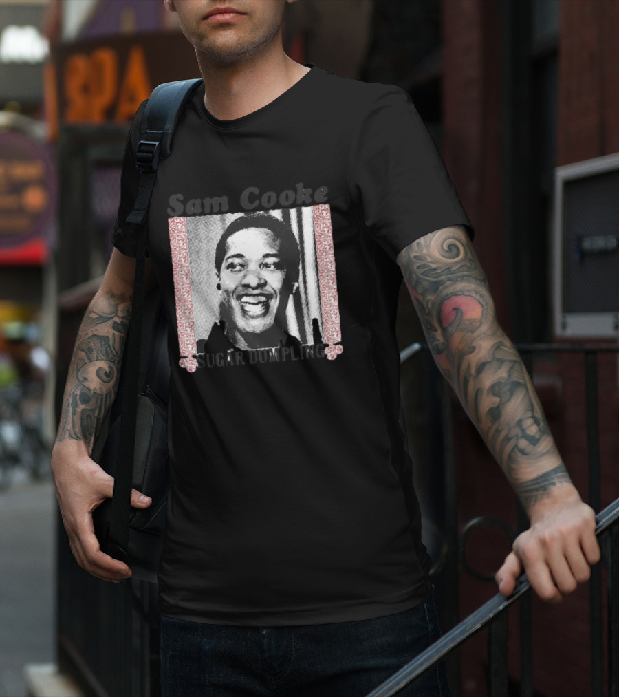 Sam Cooke Sugar Dumpling Smiling Portrait T-Shirt