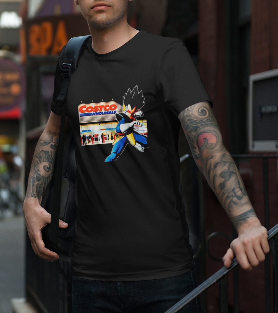 Prince Of Savings Costco Wholesale Vegeta Anime Icon At Storefront T-Shirt