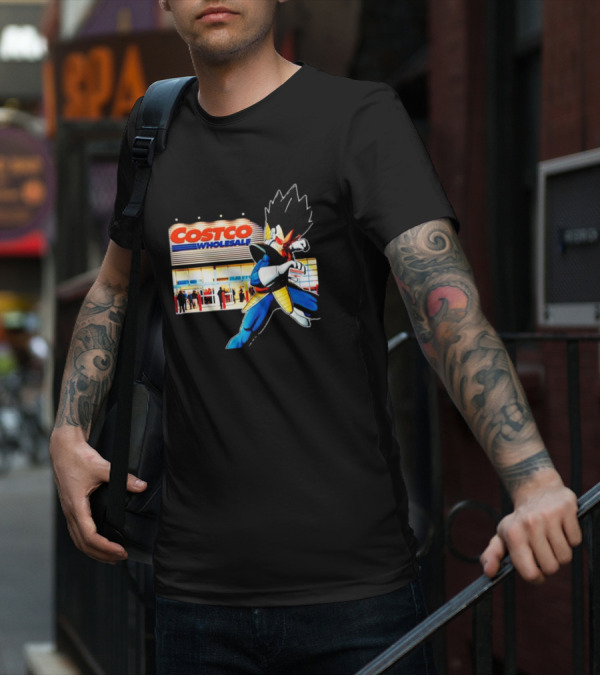Prince Of Savings Costco Wholesale Vegeta Anime Icon At Storefront T-Shirt