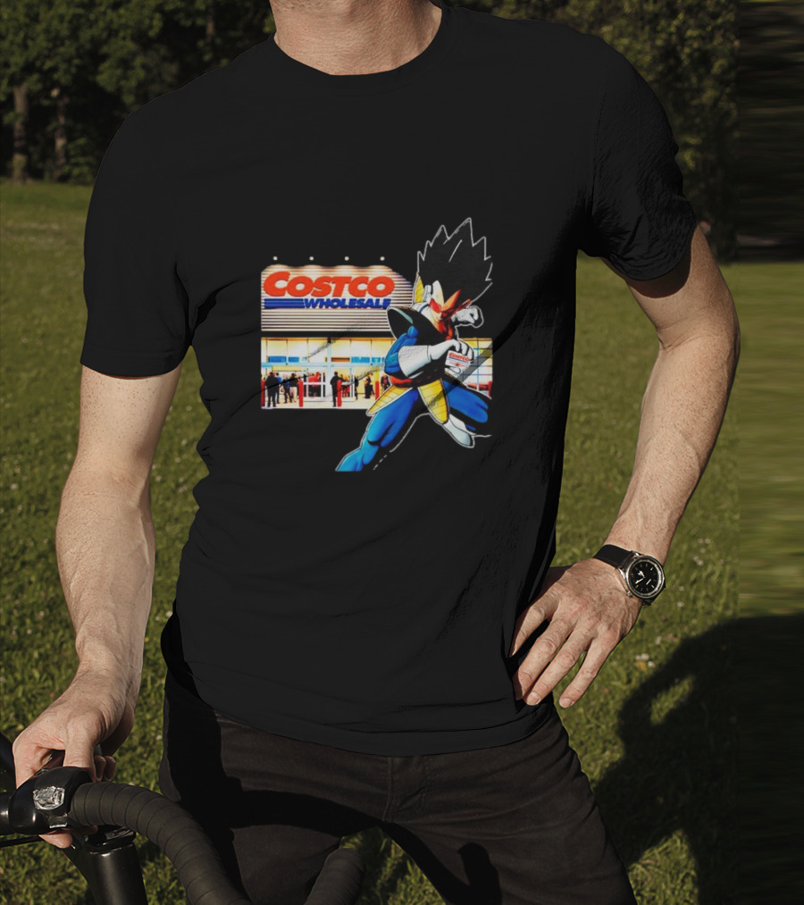 Prince Of Savings Costco Wholesale Vegeta Anime Icon At Storefront T-Shirt