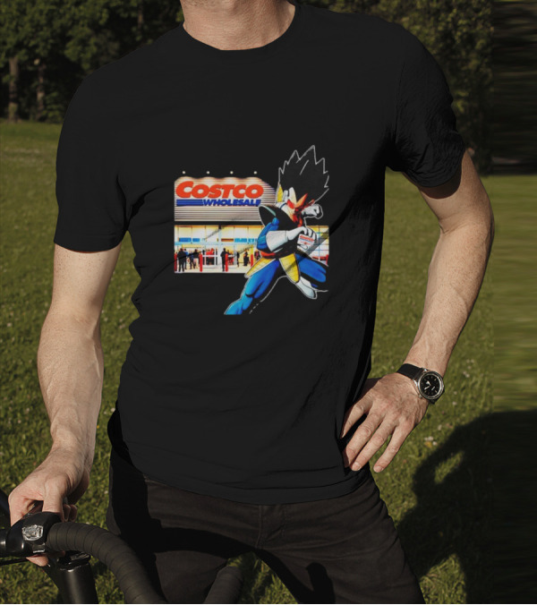 Prince Of Savings Costco Wholesale Vegeta Anime Icon At Storefront T-Shirt