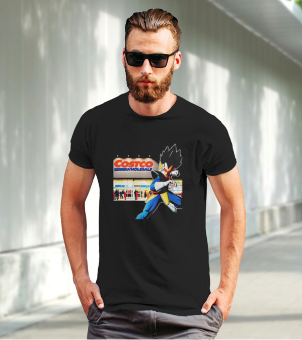 Prince Of Savings Costco Wholesale Vegeta Anime Icon At Storefront T-Shirt