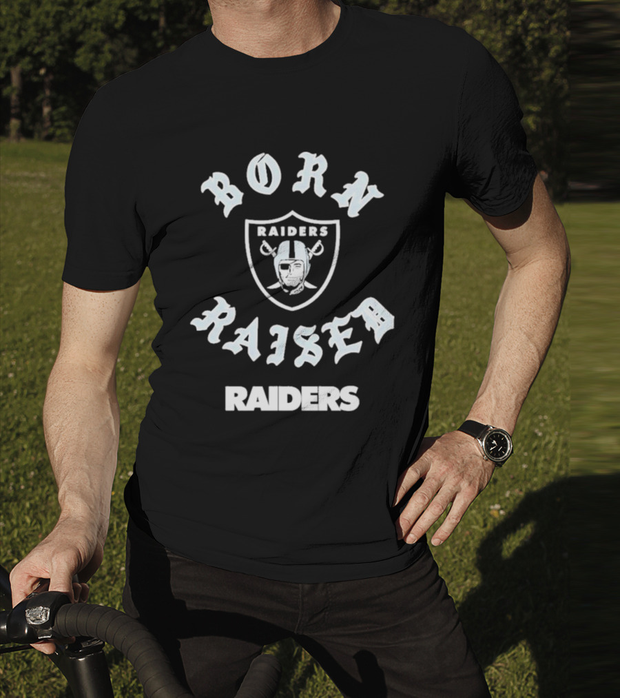 Born Raised Raiders Las Vegas Raiders T-Shirt
