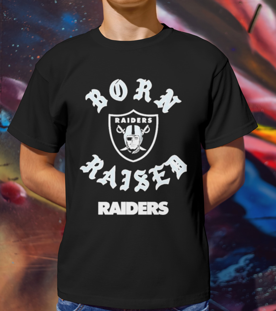 Born Raised Raiders Las Vegas Raiders T-Shirt