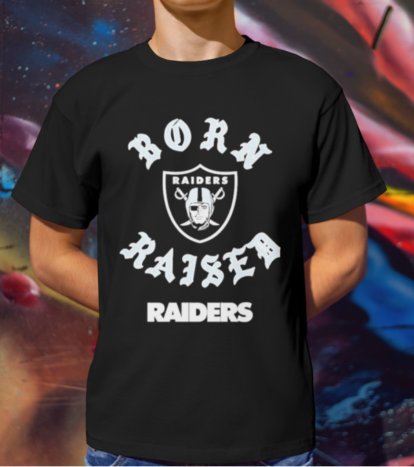 Born Raised Raiders Las Vegas Raiders T-Shirt