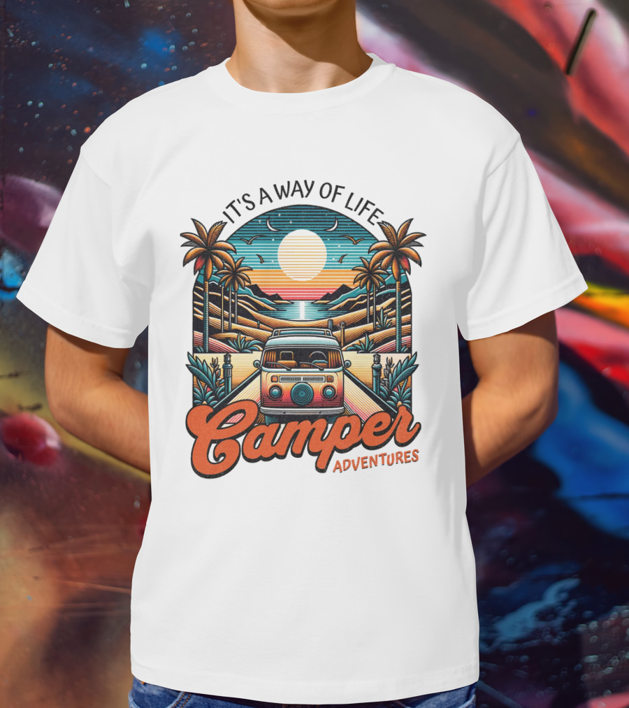 It's A Way Of Life Camper Adventures T-Shirt