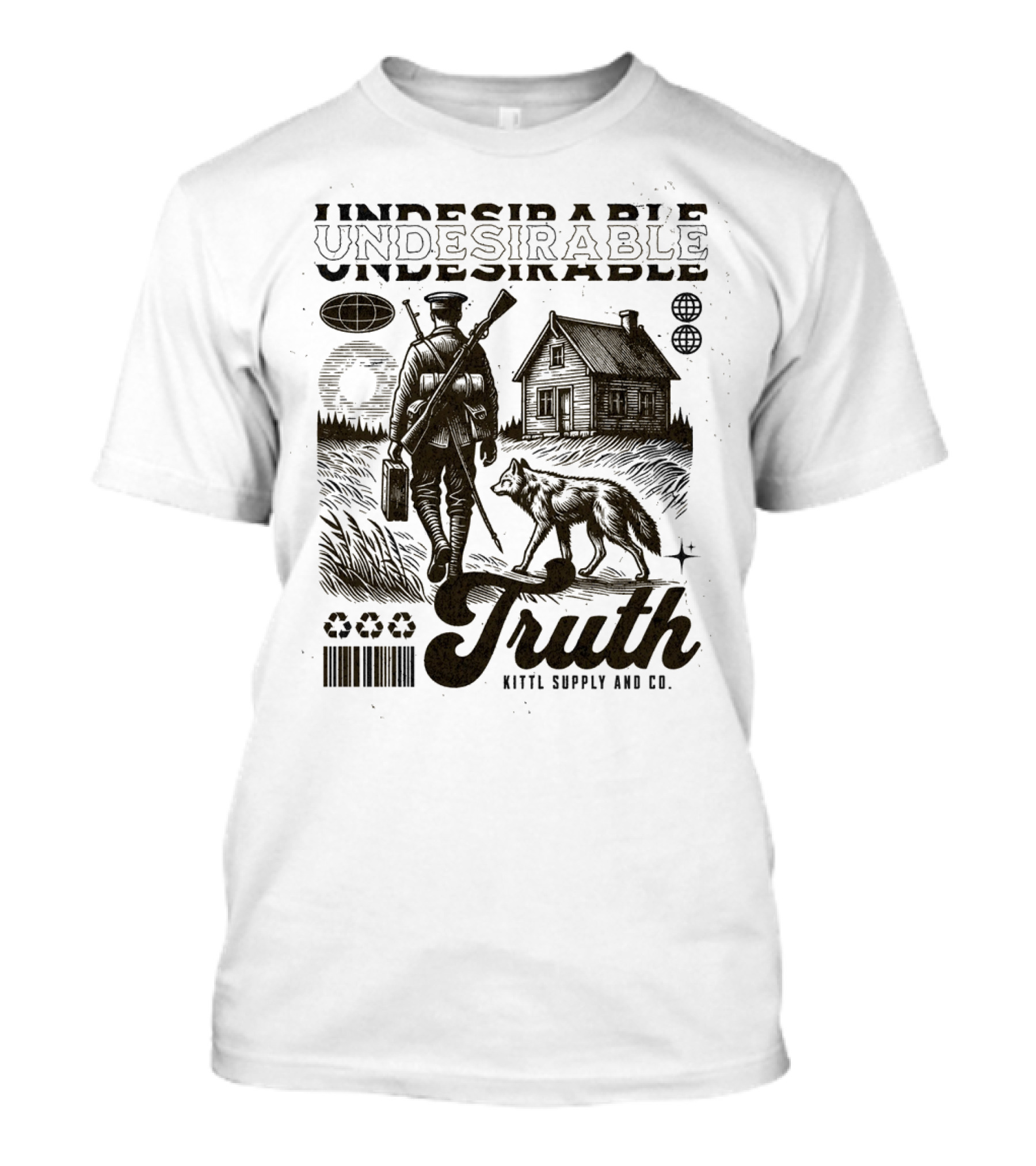 Undesirable Truth Kittl Supply And Co T-Shirt