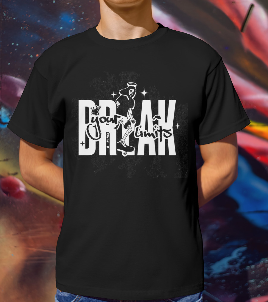 Break Your Limits Skateboard Angel T-Shirt