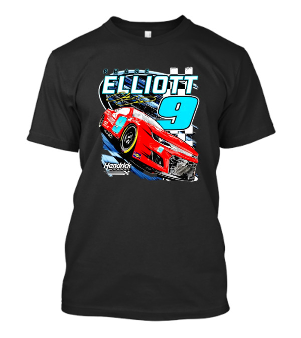Chase Elliott Hendrick Motorsports No. 9 Racing Car T-Shirt
