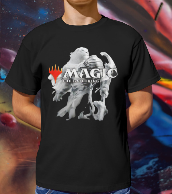 Magic The Gathering Lion Knight White Armor T-Shirt