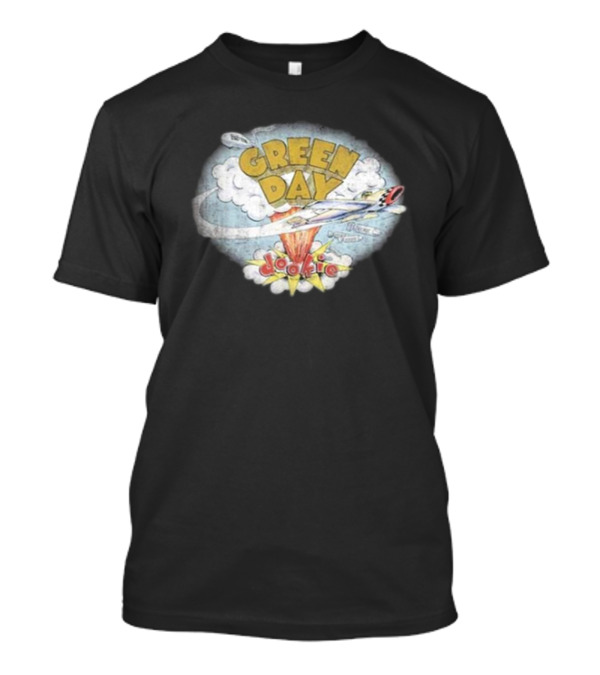 Green Day Dookie Cloud Bomb Plane T-Shirt