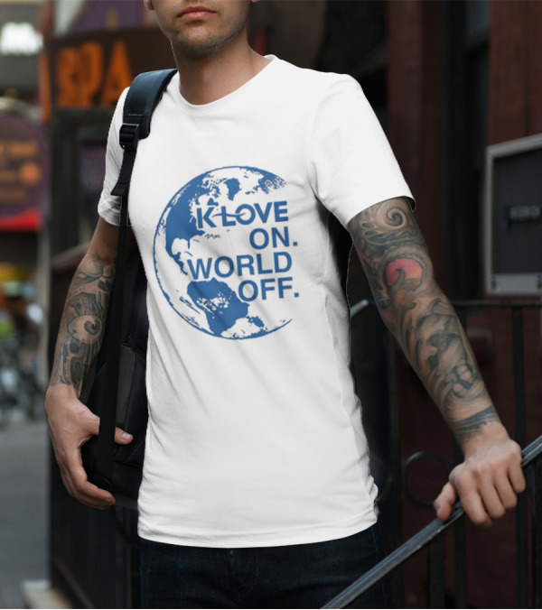 Klove On World Off Blue Earth Planet T-Shirt