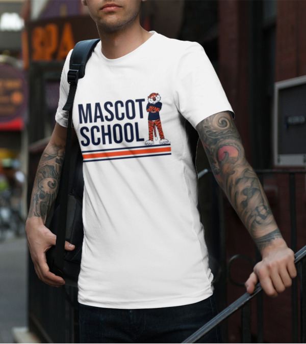 Mascot School Stampauburn Tiger Stripes T-Shirt