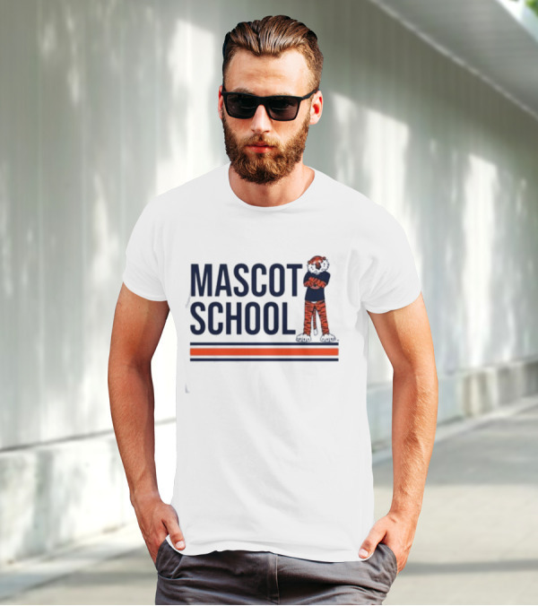 Mascot School Stampauburn Tiger Stripes T-Shirt