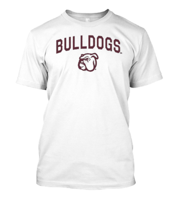 Bulldogs Sport Grey Women’s Basketball Team Emblem T-Shirt