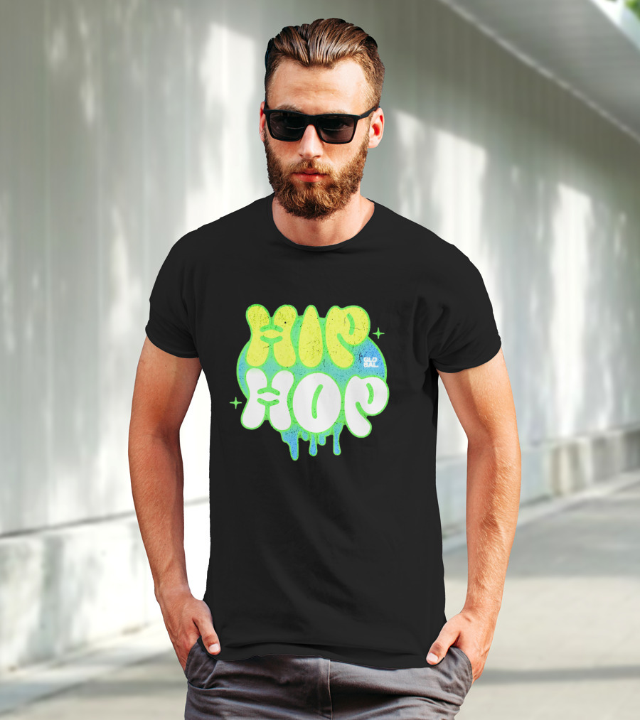 HIP HOP GLOBAL Drip Style Graffiti T-Shirt
