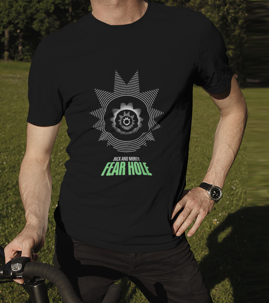 Rick And Morty Fear Hole Psychedelic Crown T-Shirt