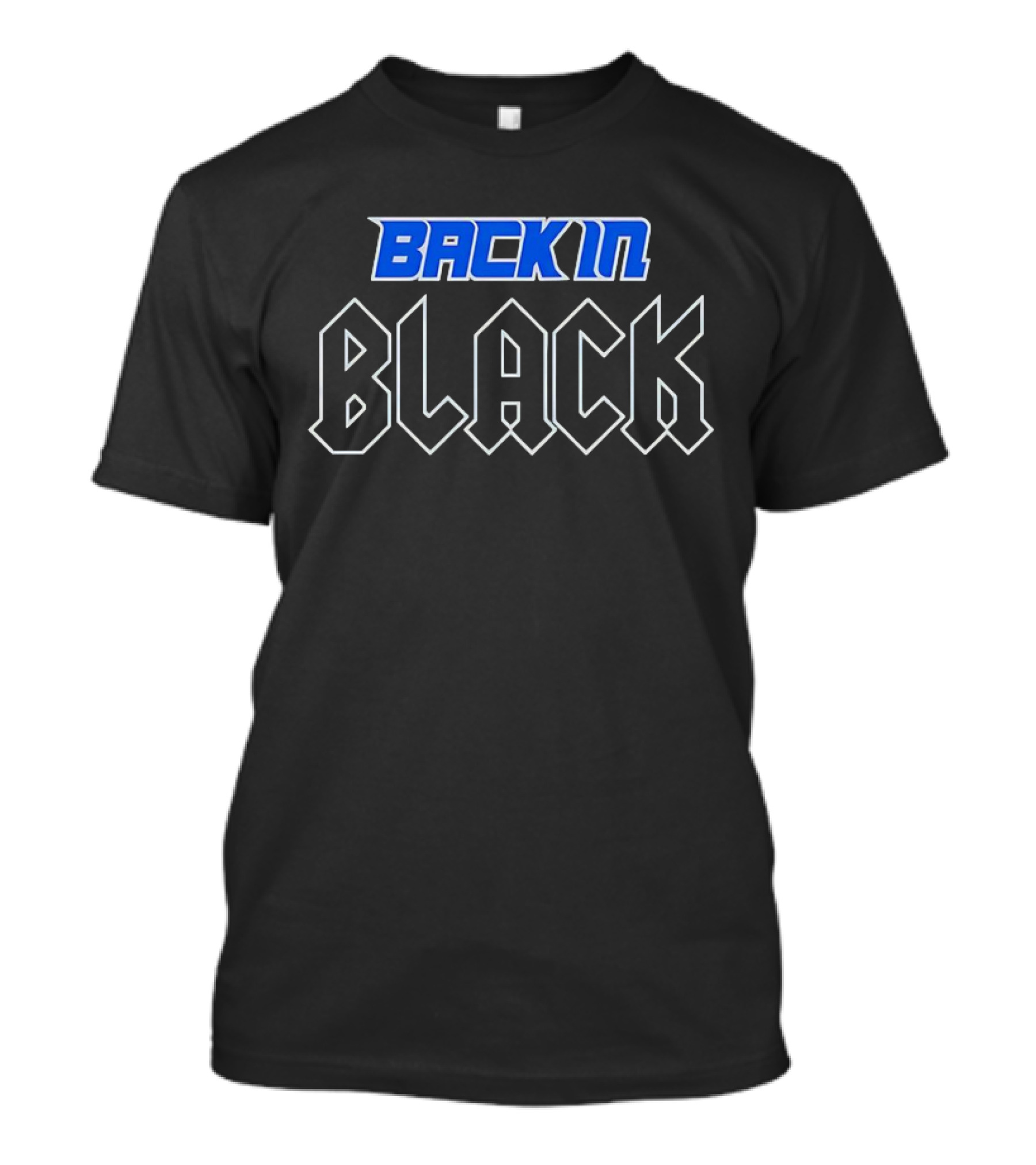 Detroit Lions Back In Black Classic T-Shirt