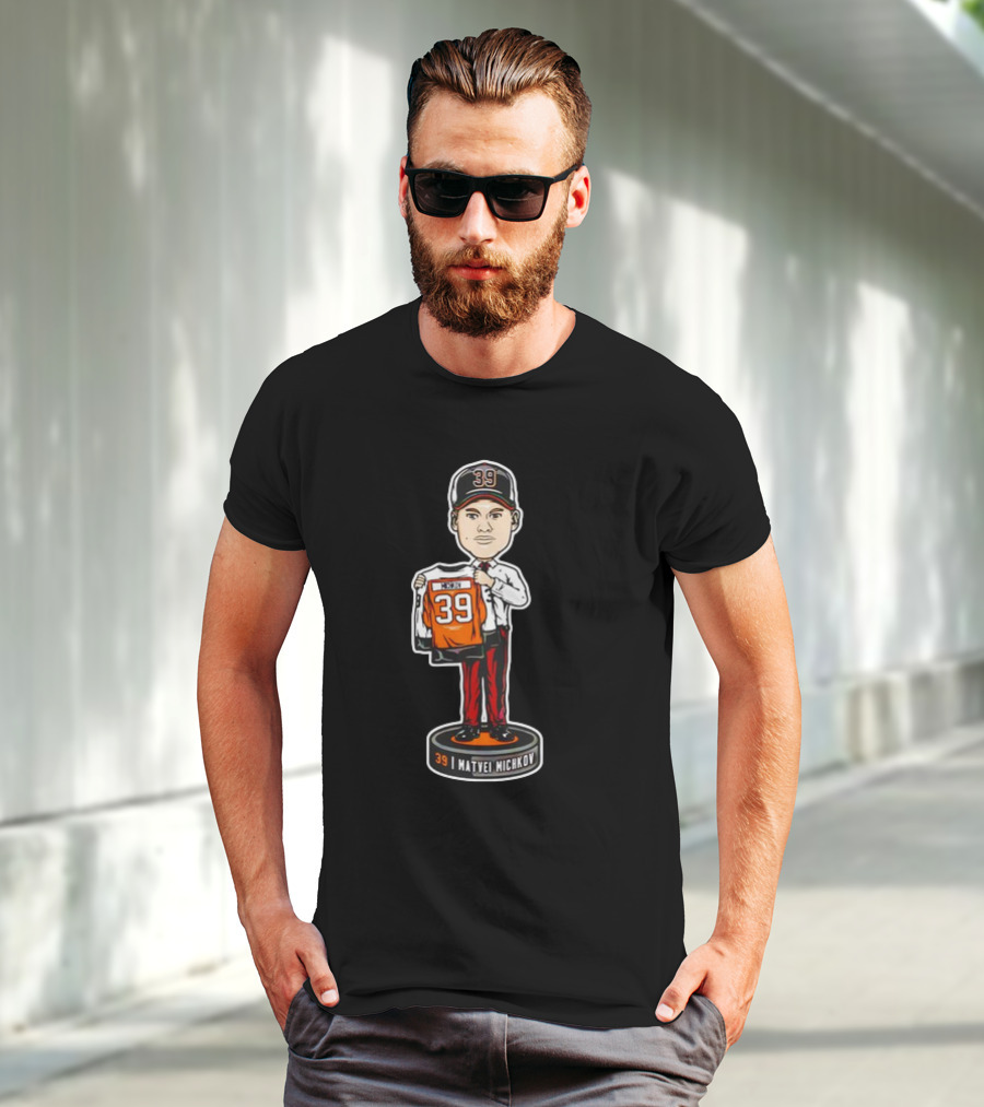 Matvei Michkov 39 Philadelphia Bobble Head Figurine T-Shirt