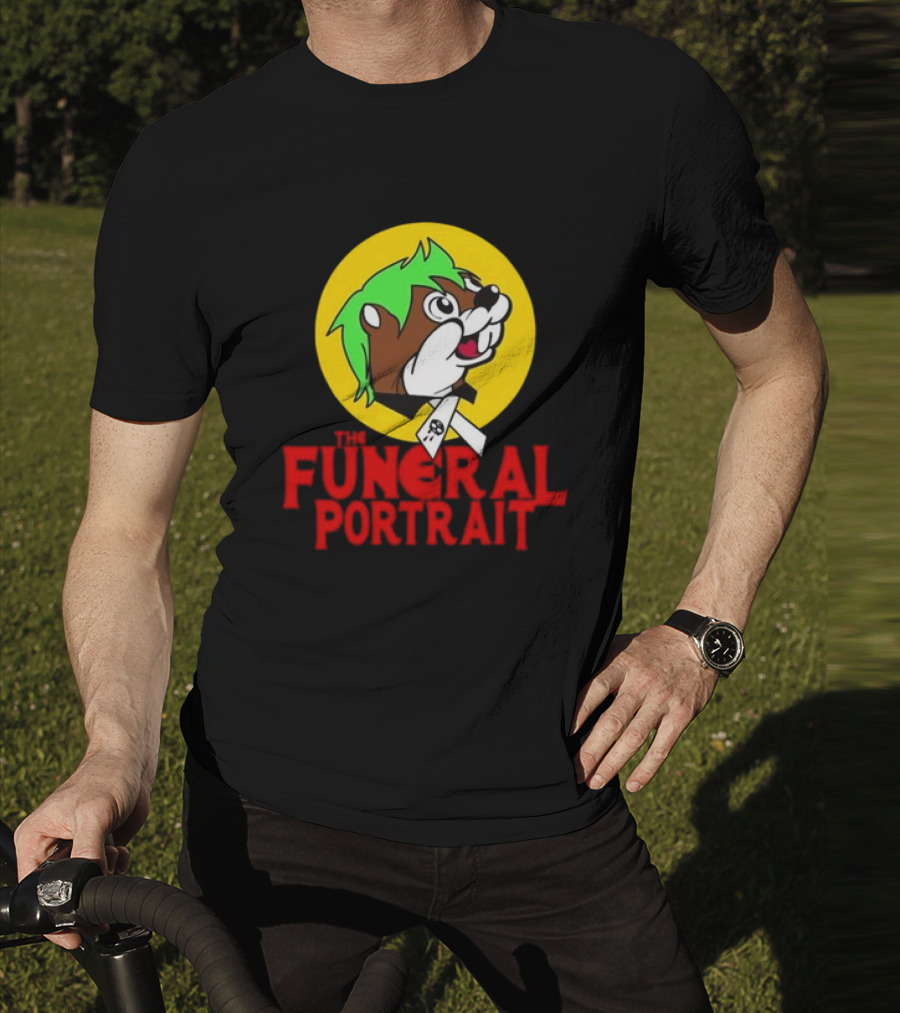 Buc-Ee’s The Funeral Portrait Skull Ribbon T-Shirt