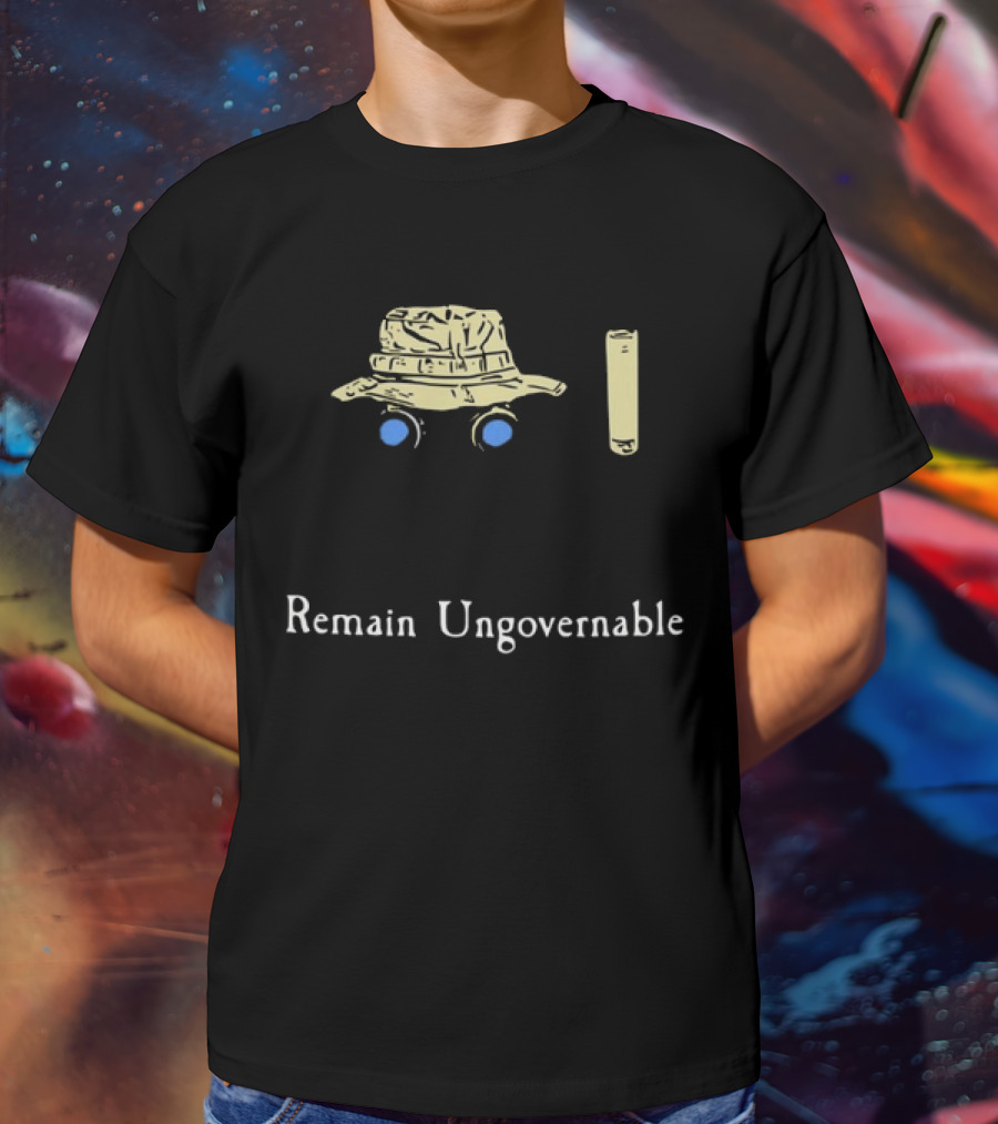 Remain Ungovernable Bucket Hat And Sunglasses T-Shirt