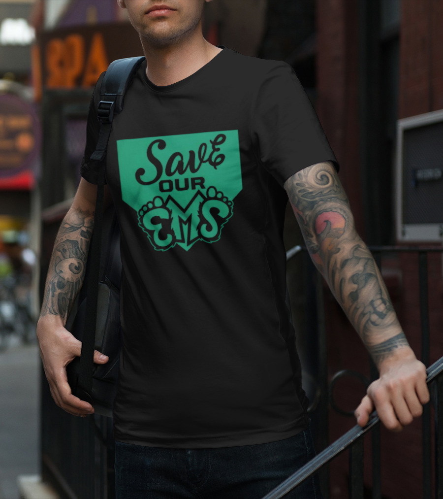 Eugene Emeralds Save Our Ems Team Spirit T-Shirt