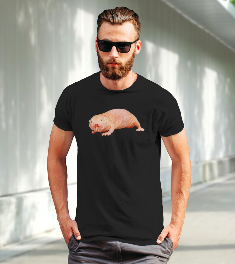 Naked Mole Rat Image On Clothing T-Shirt