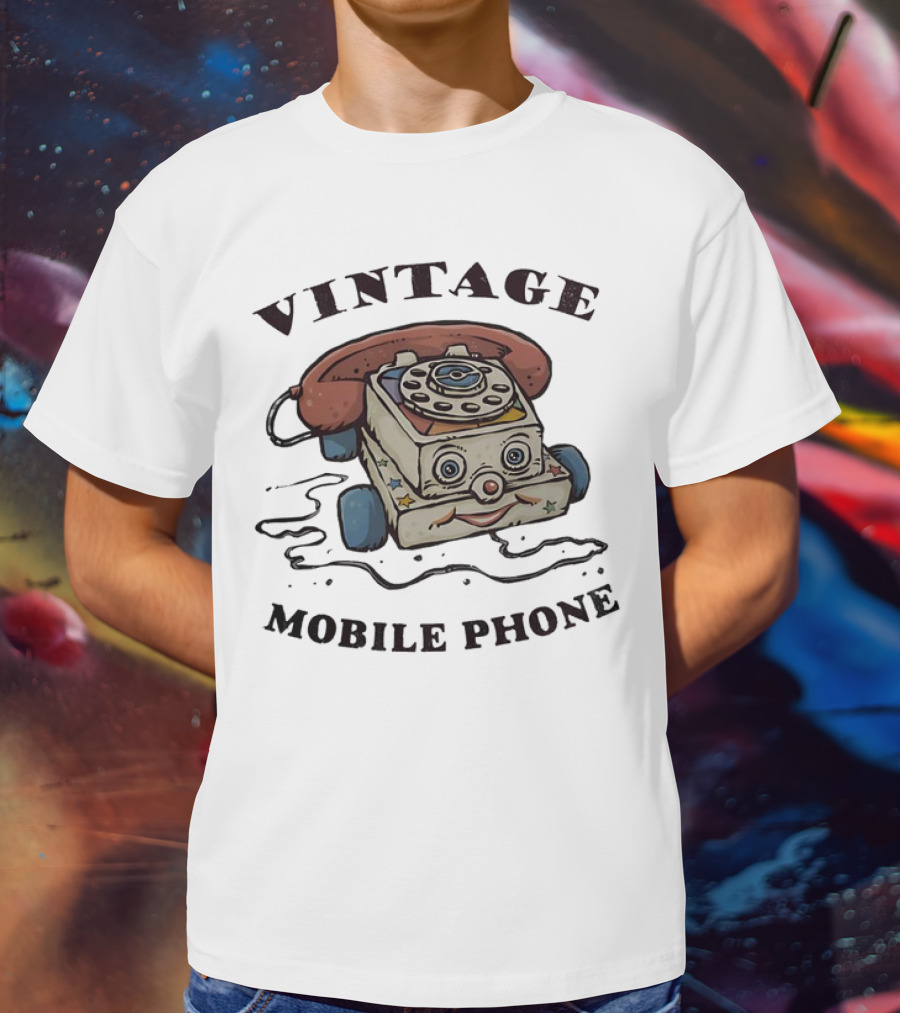 Vintage Chatter Telephone Mobile Phone Original T-Shirt