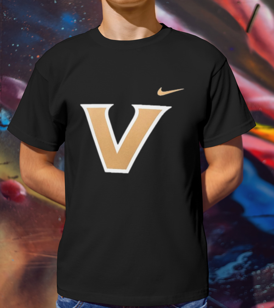 Vanderbilt Commodores Black V T-Shirt