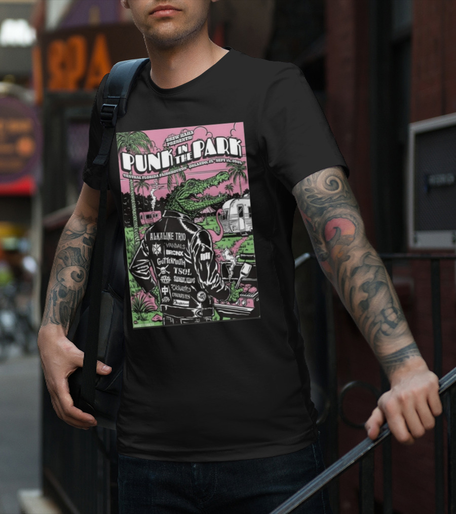 Punk In The Park Central Florida Fairgrounds Alkaline Trio Vandals Orlando Sep 14 T-Shirt