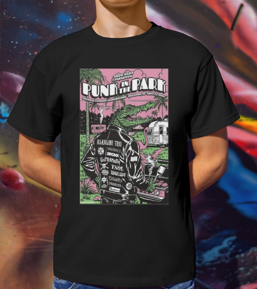 Punk In The Park Central Florida Fairgrounds Alkaline Trio Vandals Orlando Sep 14 T-Shirt