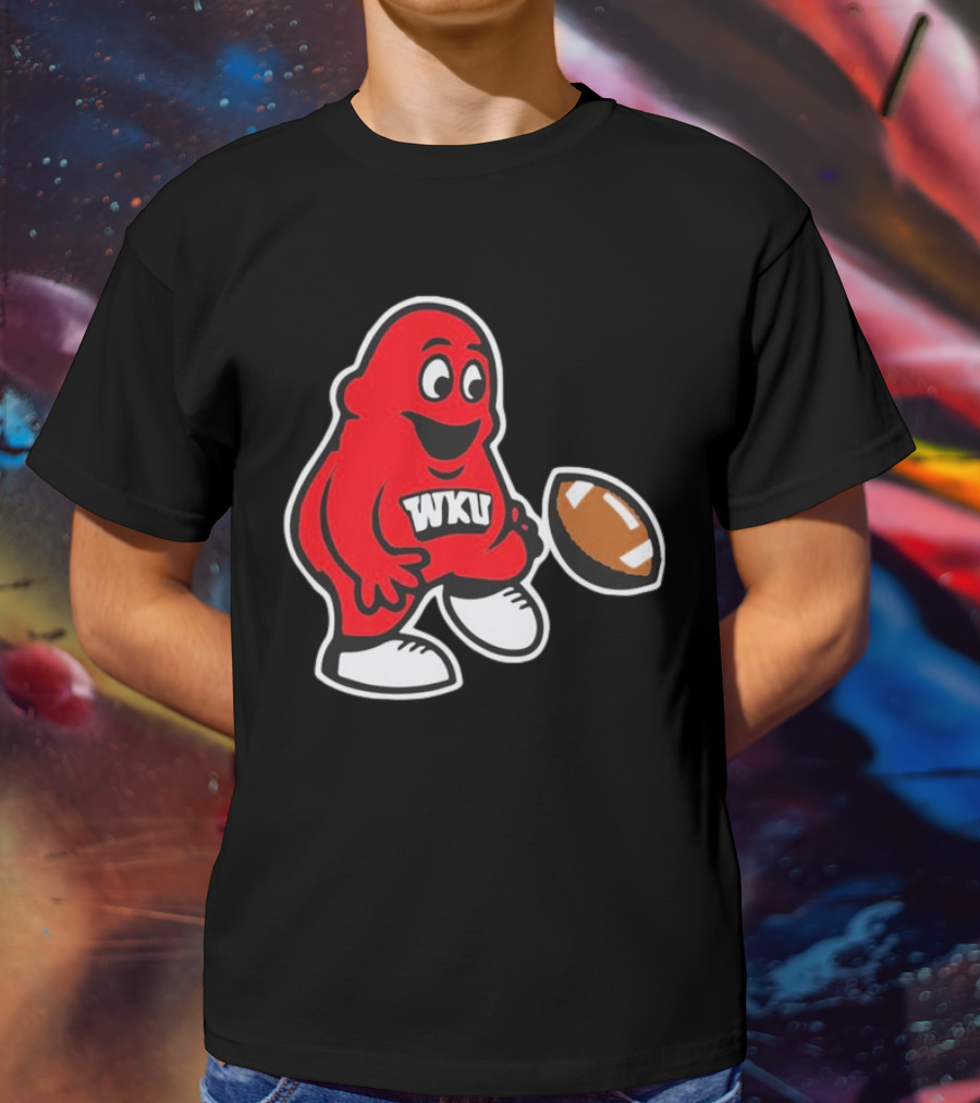 Western Kentucky Hilltoppers WKU Big Red Football Mascot T-Shirt