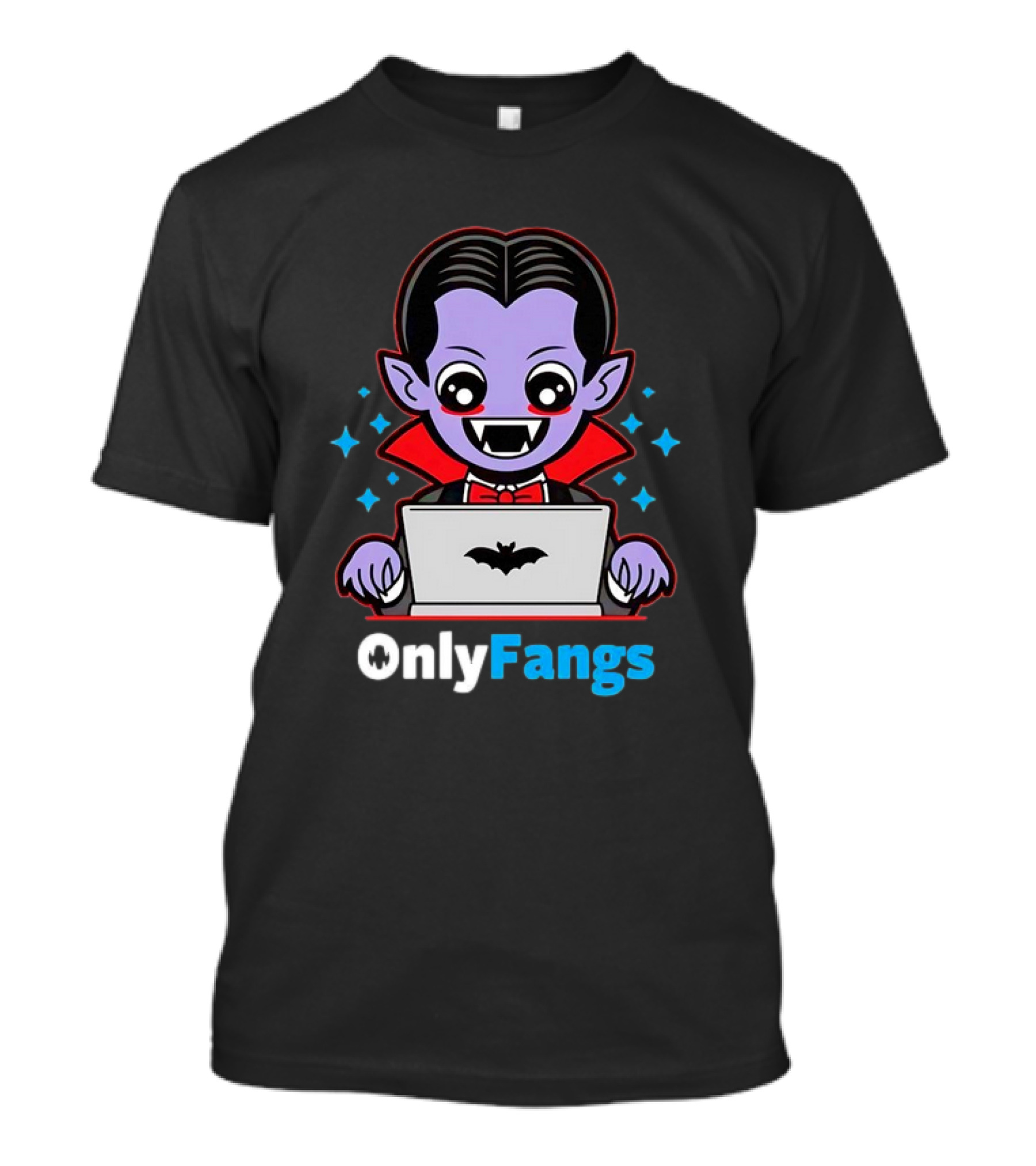 OnlyFangs A Favorite Site For Vampires T-Shirt