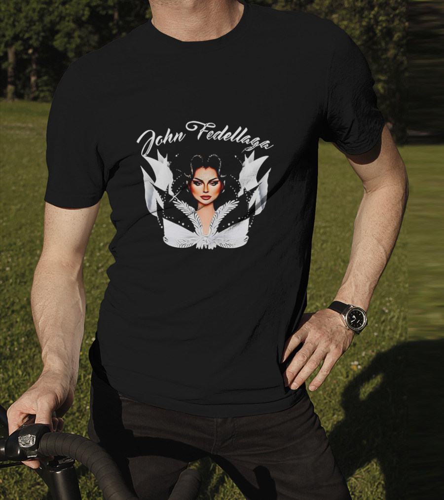 John Fedellaga White Feather Queen T-Shirt