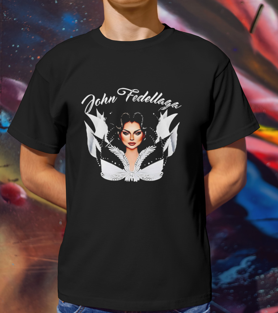 John Fedellaga White Feather Queen T-Shirt